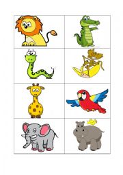 English Worksheet: animals