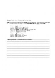 English Worksheet: Guided composition