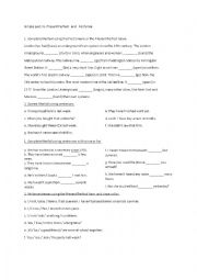 English Worksheet: Simple Past vs. Present Perfect