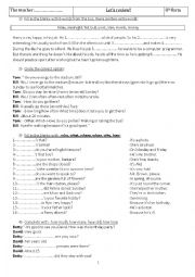 English Worksheet: Review 8th form for the 3rd term