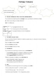 English Worksheet: Future Tenses