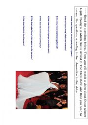 English Worksheet: Lupita Nyongos interview in The Ellen show after winning the Oscar award.