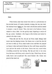 English Worksheet: test