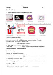 English Worksheet: eating out