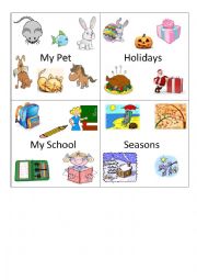 English Worksheet: Speaking catds. set  2