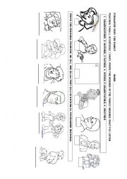 English Worksheet: FORMATIVE PRACTICE ABOUT FAMILY MEMBERS 