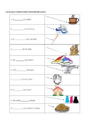 English Worksheet: This That These Those - Demonstrative Pronouns