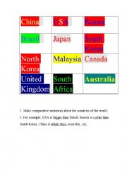 Compare the Countries and Speak