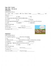 English Worksheet: peppa pig S01E10-11