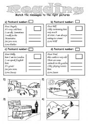 English Worksheet: Reading worksheet