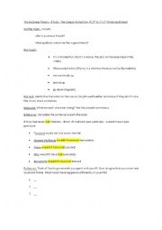 English Worksheet: the big bang theory and the third conditional