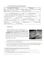 English Worksheet: A test about space