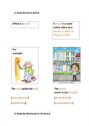 English Worksheet: Learning nouns with music (Passenger - Let Her Go)