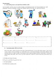 English Worksheet: Present Simple