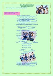English Worksheet: ONE DIRECTION AND LONDON PART I