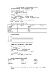 English Worksheet: Review your English