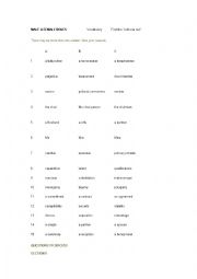 English Worksheet: Trinity Level 10