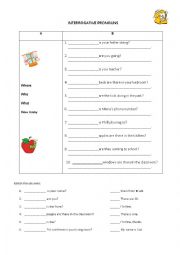 English Worksheet: Interrogative Pronouns