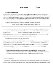 English Worksheet: worksheets