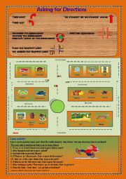 English Worksheet: Asking for Directions