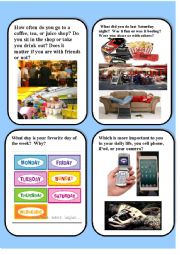 English Worksheet: GEPT ORAL SPEAKING  -- PICTURE CARDS-D