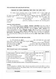 English Worksheet: third full term test for 2nd form Part 6