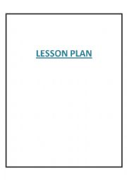 Lesson Plan