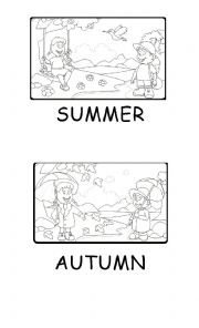 English Worksheet: Seasons of the year