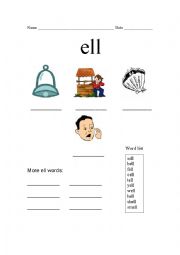phonetics ell family words