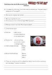 English Worksheet: Film The Cast Away