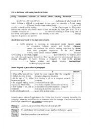 English Worksheet: third full term test for 2nd form Part 7