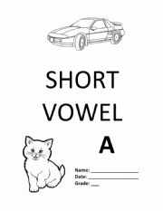 English Worksheet: Short Vowels Covers Book