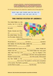 English Worksheet: The United States of America