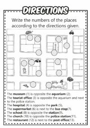 Directions (Next to & Opposite)