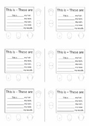 English Worksheet: This is, These are