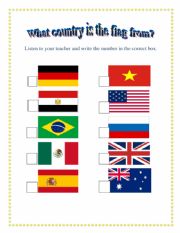 What country is the flag from? 