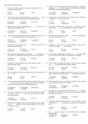 Vocabulary Exercises (upper intermediate)