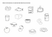 English Worksheet: Food - Meals