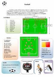 English Worksheet: football