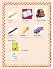 English Worksheet: It is, It isnt