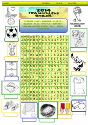 English Worksheet: World Cup 2014