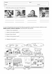 English Worksheet: PREPOSITIONS