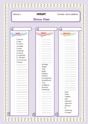 vocabulary paper: word-building