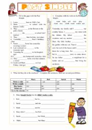 English Worksheet: Past Simple