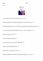 QUIZ USA- 2 groups