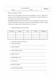 English Worksheet: Evaluation test 5th grade 