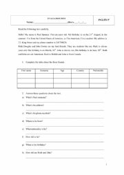 Evaluation test 5th grade 