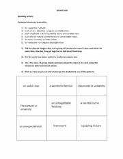 English Worksheet:  So and Such