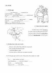 English Worksheet: 