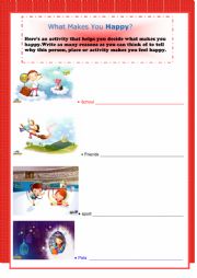 English Worksheet: feelings